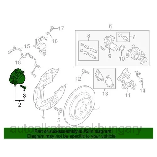 Autóalkatrészek nevei - e1gz-1104-b - kerékagy 4B4D5