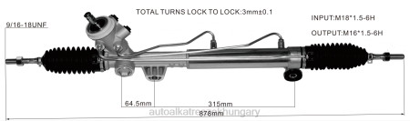 Autóalkatrészek Hungary - szervokormány fogasléc 7836993l5 RXL22712 BUICK