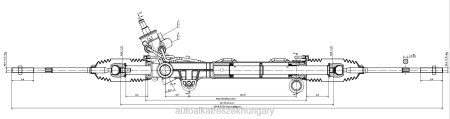 Autóalkatrészek nagykereskedő - szervokormány fogasléc 26079913 RXL22713 BUICK
