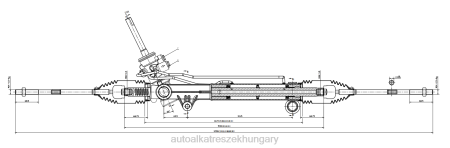 Autóalkatrész miskolc - szervokormány fogasléc 93732516 RXL22699 CHEVROLET