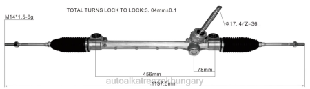 Autóalkatrészek Hungary - szervokormány fogasléc 45502-bz090 RXL22812 DAIHATSU