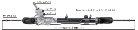 Autóalkatrész bolt - szervokormány fogasléc 68072216ac RXL22788 DODGE/CHRYSLER