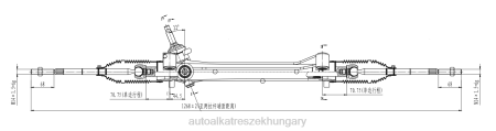 Autóalkatrészek nagykereskedő - szervokormány fogasléc al8z-3504-brm zzdm-32-110r-0a RXL22673 FORD