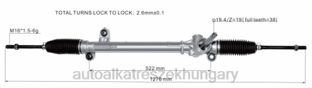 Gépjármű alkatrész - szervokormány fogasléc jx6c-3a500-ad RXL22664 FORD