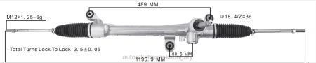 Autóalkatrész miskolc - szervokormány fogasléc 53601-tg2-t01 RXL22539 HONDA