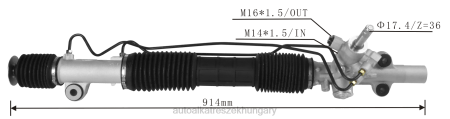 Gépjármű alkatrész - szervokormány fogasléc 53606-s5a-j01 RXL22534 HONDA