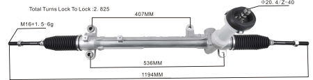 Autóalkatrészek leadása - szervokormány fogasléc 56500-c5100 RXL22727 HYUNDAI/KIA