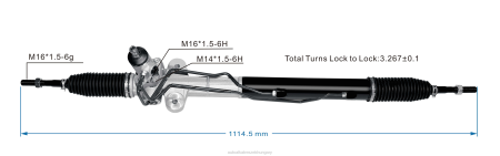 Autóalkatrészek nevei - szervokormány fogasléc 57700-2b000 57700-2b200 RXL22725 HYUNDAI/KIA
