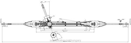 Autóalkatrész bolt - szervokormány fogasléc 40360-30400 RXL22848 GEELY