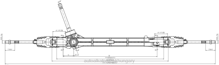 Autóalkatrészek leadása - szervokormány fogasléc p8891751926 RXL22847 GEELY