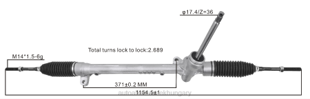Autóalkatrészek olcsón - szervokormány fogasléc db2p32110b RXL22630 MAZDA