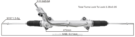 Autóalkatrészek Hungary - szervokormány fogasléc a9064601800 a9064621301 RXL22432 MERCEDES-BENZ/BMW