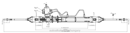 Autó alkatrészek Magyarországon - szervokormány fogasléc mb911897 RXL22551 MITSUBISHI