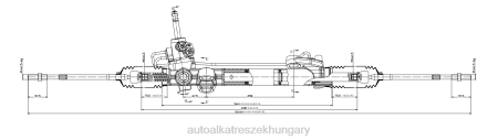Autóalkatrészek nevei - szervokormány fogasléc 4410a064 4410a308 RXL22555 MITSUBISHI