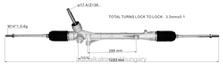 Autóalkatrészek olcsón - szervokormány fogasléc 4410a557 RXL22550 MITSUBISHI