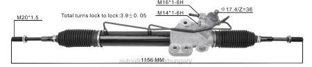 Autóalkatrész bolt - szervokormány fogasléc 49001-600 49001-vz10a RXL22568 NISSAN