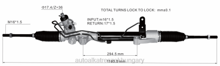 Autóalkatrészek leadása - szervokormány fogasléc 49001-3ka0a 49001-5aa0a RXL22577 NISSAN