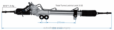 Autóalkatrészek nevei - szervokormány fogasléc 49001-1lb3b RXL22575 NISSAN