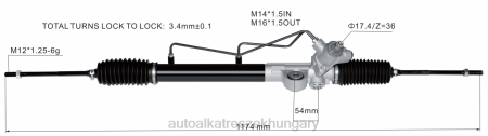 Autóalkatrészek nevei - szervokormány fogasléc 49001-wd001 RXL22595 NISSAN