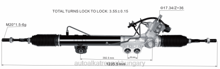 Autóalkatrészek webáruház - szervokormány fogasléc 49001-1lb3b 49001-1lb2a 49001-1lb2b 49001-1lb3a RXL22576 NISSAN