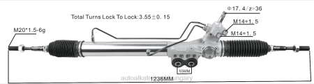 Gépjármű alkatrész - szervokormány fogasléc 49001-5zp0a RXL22574 NISSAN
