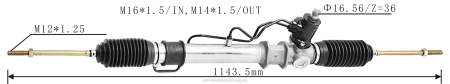 Autóalkatrész miskolc - szervokormány fogasléc mb489405 RXL22649 PROTON/PERODUA