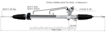 Autóalkatrészek olcsón - szervokormány fogasléc rm500 44200-bz021 RXL22650 PROTON/PERODUA