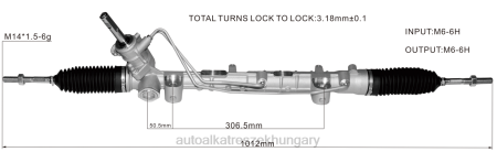 Autóalkatrészek Hungary - szervokormány fogasléc 490011431r 490014592r 490016602r 490017454r 490014306r RXL22802 RENAULT