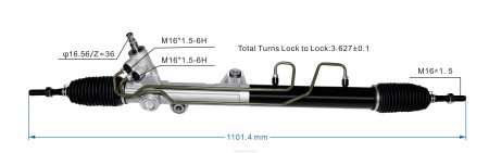 Autóalkatrész bolt - szervokormány fogasléc 46500-09006 RXL22828 ROEWE