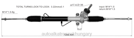 Autóalkatrészek nevei - szervokormány fogasléc 34110sc011 RXL22815 SUBARU