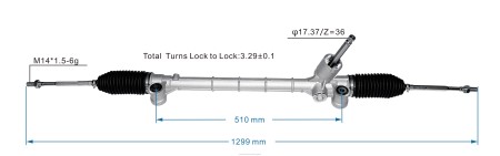 Autóalkatrészek Hungary - szervokormány fogasléc 48500-m68p02 RXL22622 SUZUKI