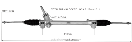 Autóalkatrészek leadása - szervokormány fogasléc jq201-005901 RXL22617 SUZUKI