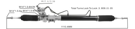Autóalkatrészek nagykereskedő - szervokormány fogasléc 48580-65d01 RXL22623 SUZUKI