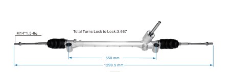 Autóalkatrészek nevei - szervokormány fogasléc 48500-m66r00 RXL22625 SUZUKI