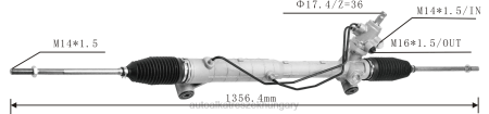 Autóalkatrészek nevei - szervokormány fogasléc 48580-65j51 RXL22615 SUZUKI