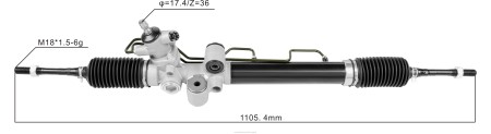 Autóalkatrész miskolc - szervokormány fogasléc 44250-25030 RXL22509 TOYOTA