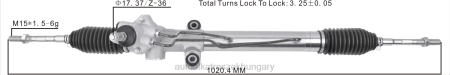 Autóalkatrészek Hungary - szervokormány fogasléc 44250-20581 RXL22462 TOYOTA