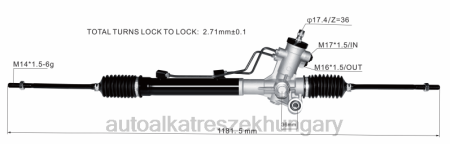 Autóalkatrészek Hungary - szervokormány fogasléc 44250-42032 RXL22492 TOYOTA