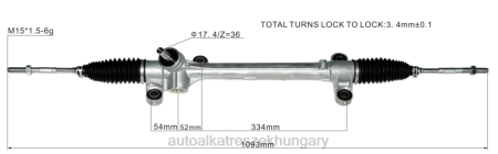 Autó alkatrészek Magyarországon - szervokormány fogasléc 45510-02640 RXL22441 TOYOTA