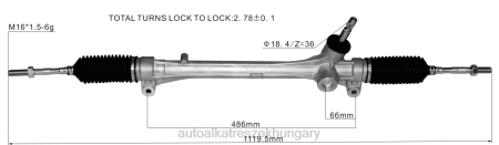 Autó alkatrészek Magyarországon - szervokormány fogasléc 45510-48030 RXL22521 TOYOTA