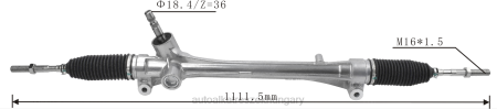 Autóalkatrészek olcsón - szervokormány fogasléc 45510-48040 45510-0e010 45510-0t010 RXL22460 TOYOTA