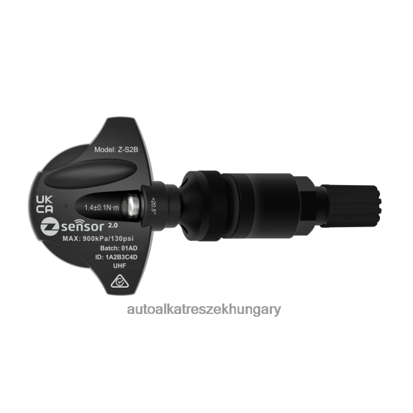 Autó alkatrészek Magyarországon - bmw oe csere tpms érzékelő - oe p/n 36106856227 frekvencia 433mhz DL62XL1539 fém szelepszár - fekete